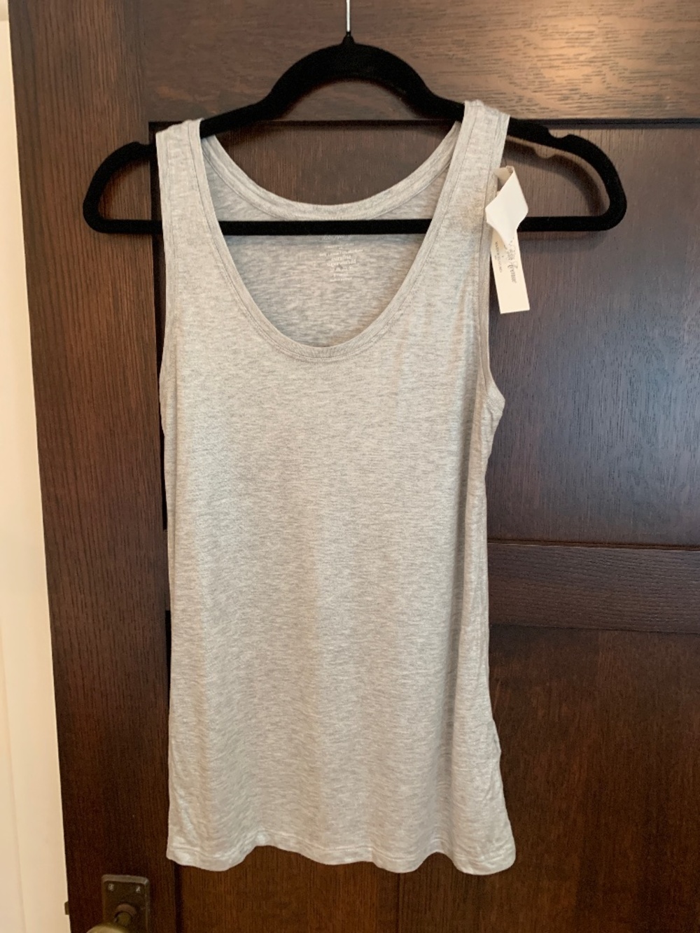 Saks Fifth Avenue Metallic Silver Tank Top